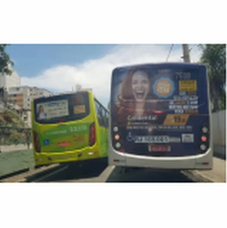 Anúncio em Poltrona de ônibus Vila Libanesa - Busdoor Criativo