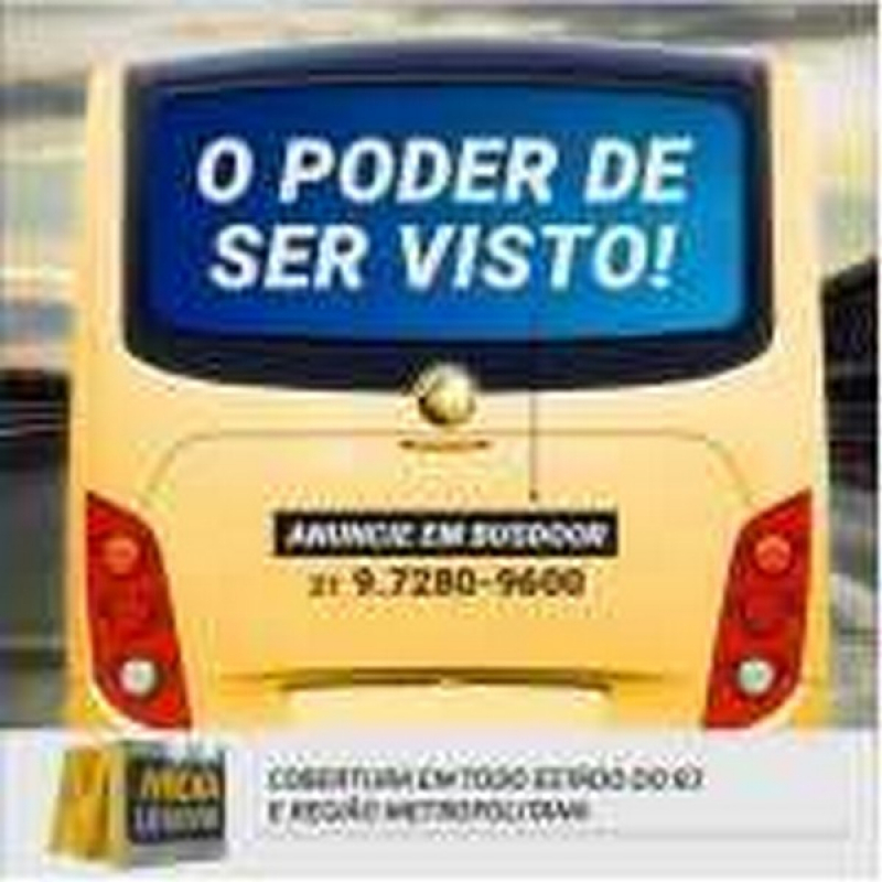 Empresa Especializada em Mídia em ônibus Criativo Praia Grande - Mídia para Traseira Inteira de ônibus São Paulo