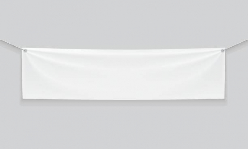 Faixa Impressa em Lona Preço Água Branca - Faixa de Banner
