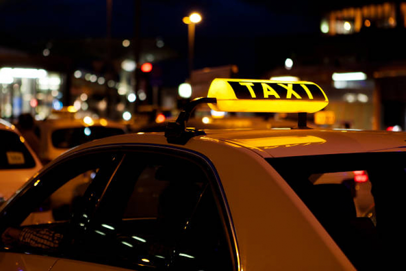 Luminoso de Led para Táxi Contato Leblon - Luminoso de Táxi