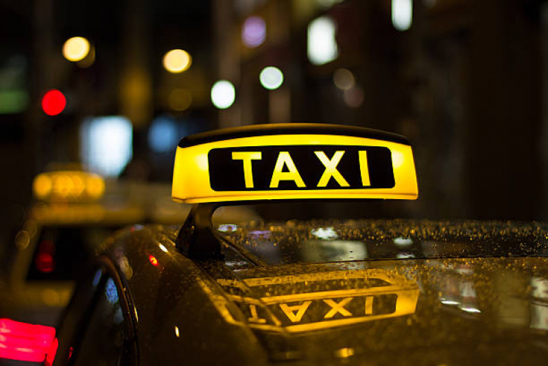 Luminoso para Táxi sem Fio Contato Avaré - Luminoso Táxi Preto