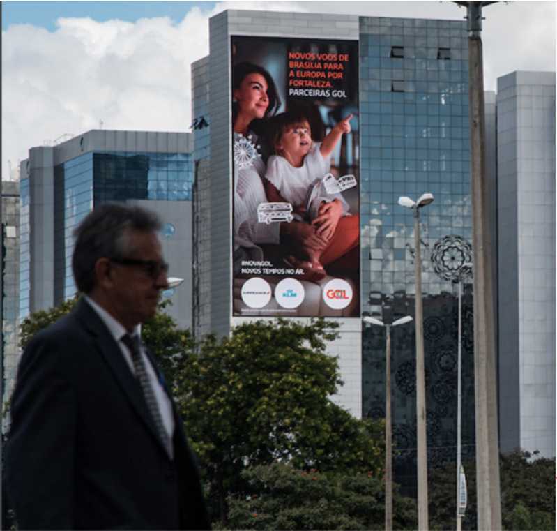 Mídia em Mega Painéis Flamengo - Anúncio em Painel Eletrônico