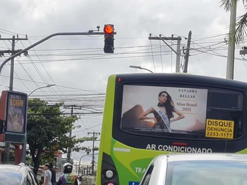 Mídia em Traseira Inteira de ônibus Peruíbe - Busdoor Rio de Janeiro