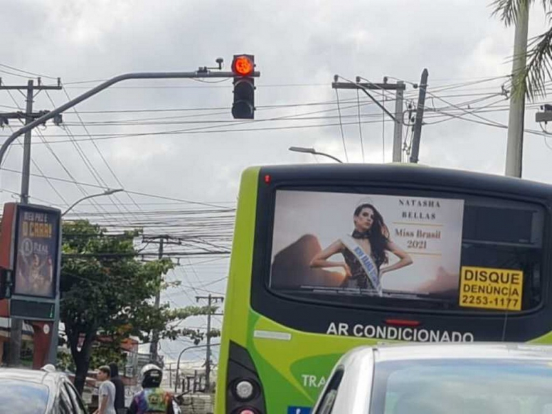Onde Faz Propaganda de ônibus São Gonçalo - Propaganda em Vidro Traseiro de ônibus