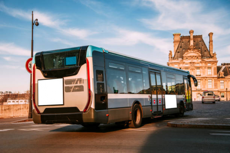 Plotagem de ônibus para Empresas Vila Antonieta - Plotagem para Busdoor