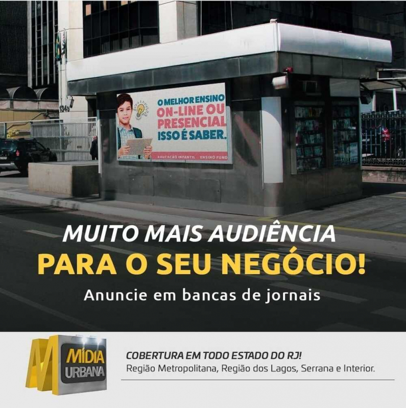 Propaganda Offline Av. Automóvel Clube - Mídia Indoor Offline