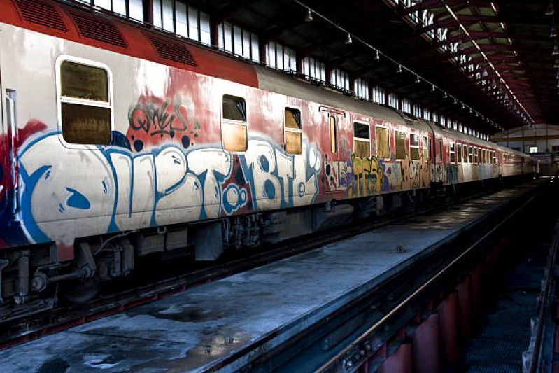Serviço de Envelopamento em Trem Santa Cecília - Serviço de Adesivagem de Trem