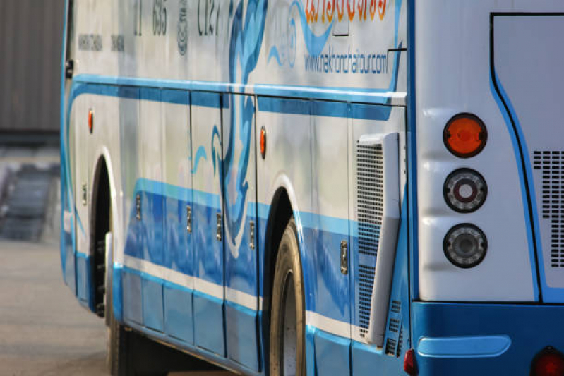 Serviço de Plotagem de ônibus Orçar Hortolândia - Serviço de Adesivagem em ônibus