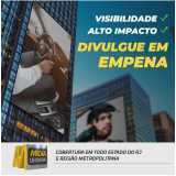 anúncio em painel eletrônico Guarujá