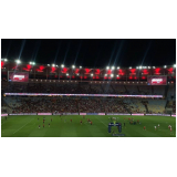 empresa que faz veiculação em mídia no estádio do maracanã Flamengo