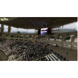 mídia em estádio de futebol valor Parque Sevilha
