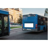 propaganda traseira de ônibus busdoor preço Vila Libanesa